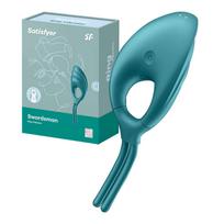 Satisfyer Vibrating Ring Swordsman (green)