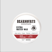 Beardburys Essentials EXTRA WATER stiprios fiksacijos vaškas plaukams, 100 ml