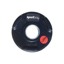 Olimpiniai gumuoti svarmenys Sportbay®, 1.25kg