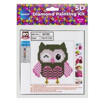 Deimantinė mozaika " Owl " 15x15