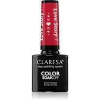Claresa SoakOff UV/LED Color Love Story gelinis nagų lakas atspalvis 7 5 g
