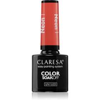 Claresa SoakOff UV/LED Color Neon gelinis nagų lakas atspalvis 1 5 g