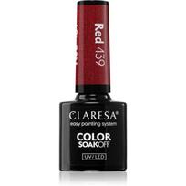 Claresa SoakOff UV/LED Color Warm Feelings gelinis nagų lakas atspalvis Red 439 5 g