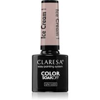 Claresa SoakOff UV/LED Color Ice Cream gelinis nagų lakas atspalvis 1 5 g