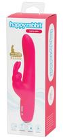 Happyrabbit Curve Slim - vandeniui atsparus vibratorius su klitorio stimuliacija