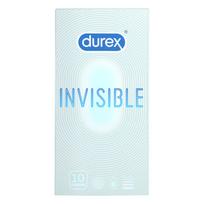 Durex Invisible Slim - ploni prezervatyvai - 10 vnt.