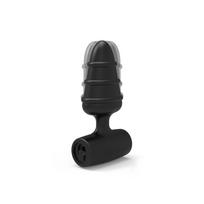 Love Plug - mini analinis vibratorius - juodas