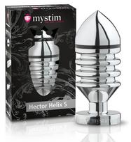 mystim Hector Helix - elektrostimuliacijos analinis kaištis - mažas
