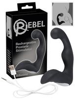 Rebel - prostatos masažuoklis su vibracija - juodas