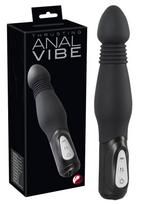 You2Toys - analinis vibratorius - stumiantis, juodas