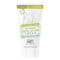 HOT Intimate - intymių vietų depiliacinis kremas su mentele - 100 ml