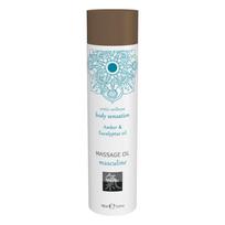 HOT - Shiatsu Masculine - masažo aliejus - gintaras-eukaliptas (100 ml)