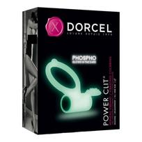 Dorcel - vibruojantis švytintis penio žiedas - baltas