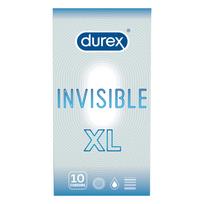 Durex Invisible XL - dideli prezervatyvai - 10 vnt