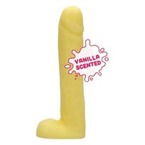 S-Line - Dicky - muilo penisas su sėklidėmis - vanilinis (210 g)