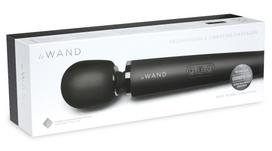 Le Wand Petite - išskirtinis, įkraunamas masažinis vibratorius (juodas)