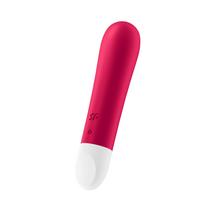 Satisfyer - kulka vibratorius - įkraunamas, atsparus vandeniui - raudonas