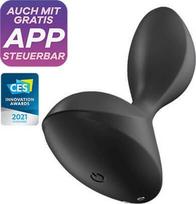 Satisfyer Sweet Seal - programėle valdomas analinis vibratorius (juodas)