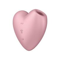 Satisfyer Cutie Heart - įkraunamas oro bangų klitorio vibratorius (rožinis)