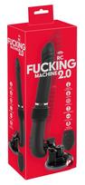 You2Toys RC Fucking Machine 2.0 - stūmoklinis ir vibruojantis sekso aparatas su siurbtuku