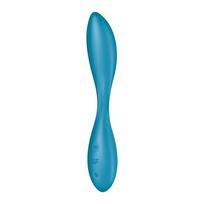 Satisfyer G-Spot Flex 1 - įkraunamas, vandeniui atsparus G taško vibratorius (žalias)