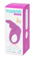Happyrabbit - vibruojantis penio žiedas - akumuliatorinis - violetinis