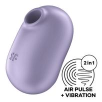 Satisfyer Pro To Go 2 - klitorinis stimuliatorius - banginis - įkraunamas