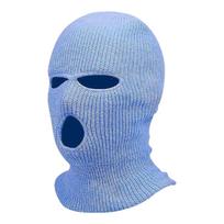 Balaclava - megztas oralinis kaukė 3 angų - mėlynas