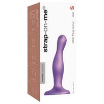 Strap-on-me Curvy S - banguotas dildo su siurbtuku (violetinis)