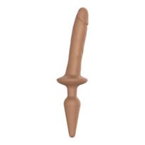 Strap-on-me Switch Realistic S - 2-in-1 realistiškas silikoninis dildo (smėlio spalvos)