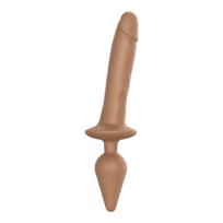 Strap-on-me Switch Realistic L - 2 viename silikoninis dildo (natūralios spalvos)