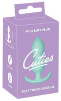 Cuties - mini analinis kaištis - silikonas - mėtinės spalvos - 2,3 cm