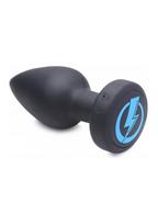 XR Brands - Zeus - radijo bangomis valdomas E-Stim analinis vibratorius (juodas)