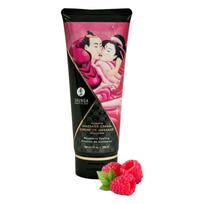Shunga - masažo kremas - avietės - 200 ml