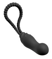 Black Velvets Perfect Fit - prisegamas dildo (juodas)