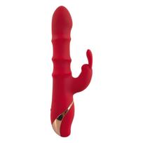 You2Toys Rabbit - vibruojantis žiedas su judančia ausyte (raudonas)