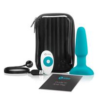 b-Vibe - analinis vibratorius su besisukančiomis granulėmis - įkraunamas