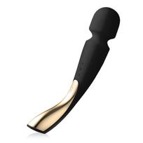 LELO Smart Wand 2 - didelis masažuoklis vibratorius - įkraunamas - juodas