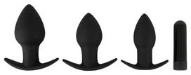 Black Velvets - analinis vibratorius rinkinys - 3 dalių - juodas