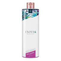 Exotiq - masažo aliejus su šildomuoju efektu - 500ml