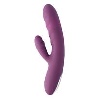 Svakom Avery - vibratorius su klitorio atšaka ir judančia ašimi - violetinis