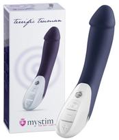 mystim Terrific Truman - vibratorius dviem motorais - mėlynas