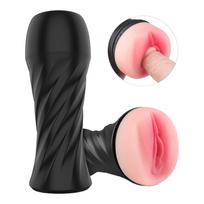 Sex HD Marcus - tikroviška dirbtinė vagina dėkle (juoda-natūrali)