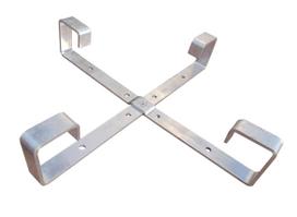Extralink Four-arm cable management frame | 450 x 450 x 70mm
