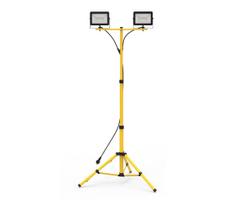 LED prožektorius su stovu 2xLED 50W 230V 4000K IP44