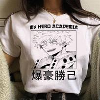 Bakugo T Shirt Women Funny Summer Comic T Shirt Female Harajuku Manga Streetwear Clothing S