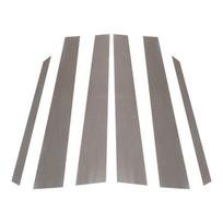 Silvery for Toyota Prius 2004-2009 Car Pillar Posts Door Window Trim Cover Decorative Stickers Accessories