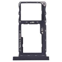 SIM kortelės dėklas + Micro SD kortelės dėklas, skirtas Lenovo Tab M10 FHD REL TB-X605LC X605 (Juoda) juoda