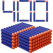 Smiginis „Nerf“ priedams, 200 pak., 400 pak. užpildymo kulkos, skirtos „N Strike Elite“, užpildymo paketas, žaislas lauke ir šeimai 7.2*1.2*1.2cm,400Pcs mėlyna/oranžinė