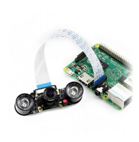 Naktinio matymo kamera HD Night Vision H OV5647 5Mpx - plataus kampo IR Raspberry Pi + IR moduliai - Waveshare 10703